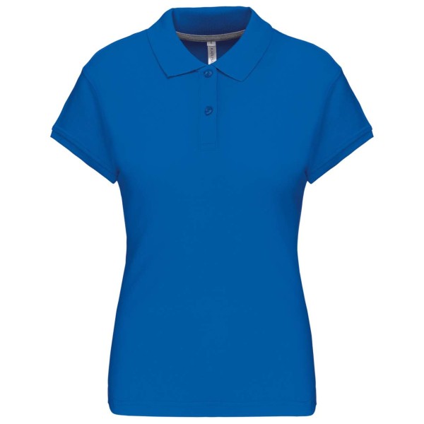LADIES' SHORT-SLEEVED POLO SHIRT Kék 