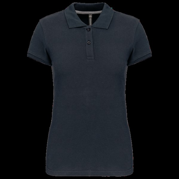 LADIES' SHORT-SLEEVED POLO SHIRT Kék 