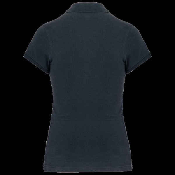 LADIES' SHORT-SLEEVED POLO SHIRT Kék 