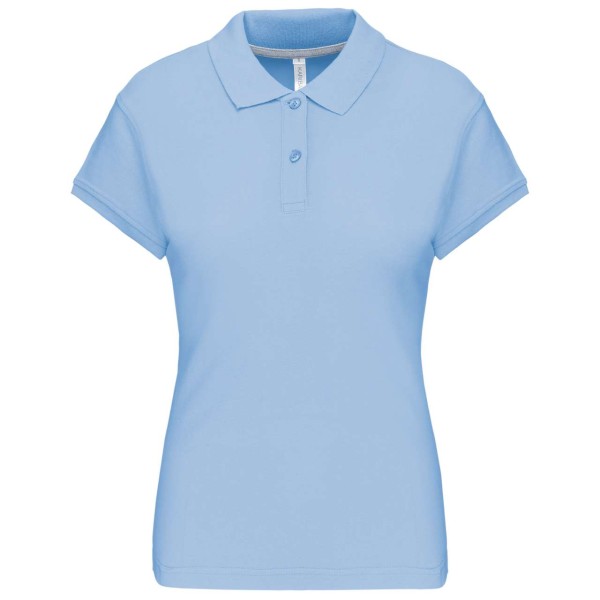 LADIES' SHORT-SLEEVED POLO SHIRT Kék 