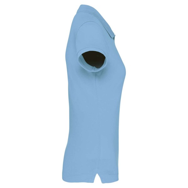 LADIES' SHORT-SLEEVED POLO SHIRT Kék 