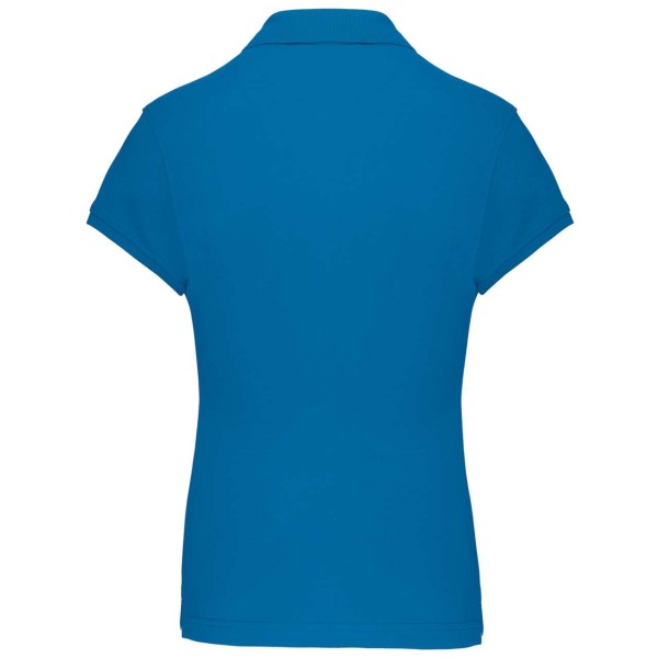 LADIES' SHORT-SLEEVED POLO SHIRT Kék 