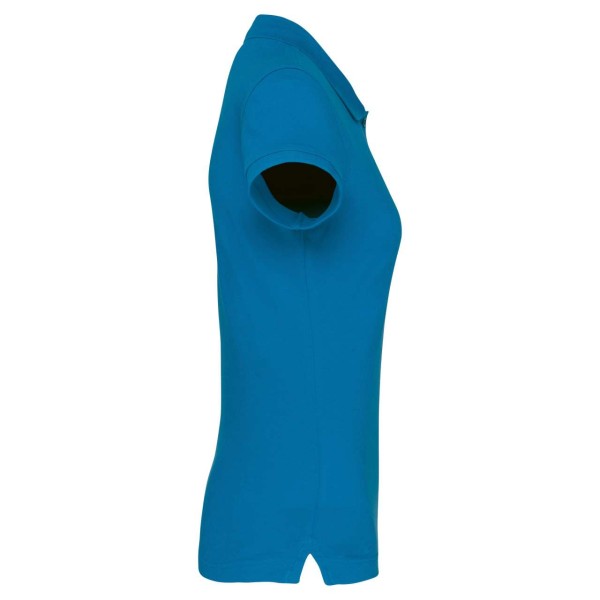LADIES' SHORT-SLEEVED POLO SHIRT Kék 