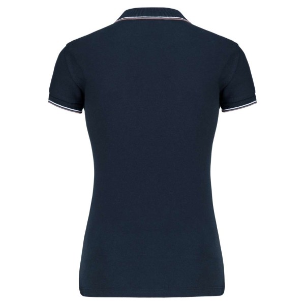 LADIES' SHORT-SLEEVED POLO SHIRT Kék 
