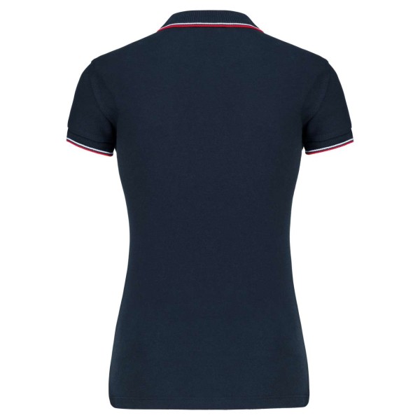 LADIES' SHORT-SLEEVED POLO SHIRT Kék 