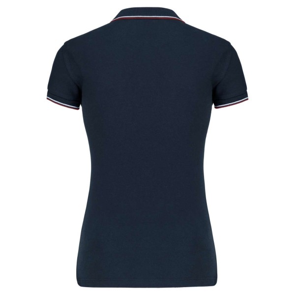 LADIES' SHORT-SLEEVED POLO SHIRT Kék 