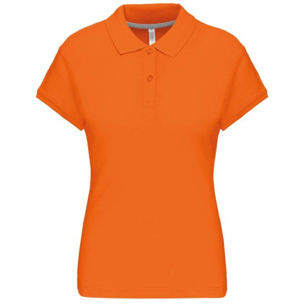LADIES' SHORT-SLEEVED POLO SHIRT Narancssárga 