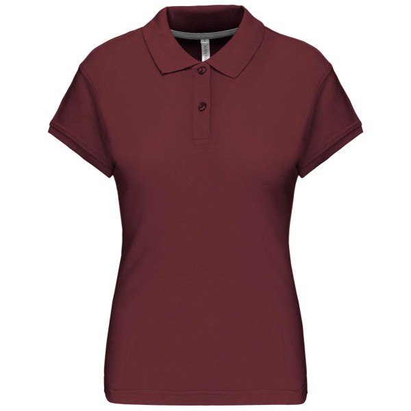 LADIES' SHORT-SLEEVED POLO SHIRT Piros 