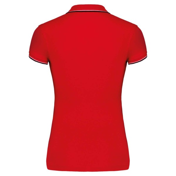 LADIES' SHORT-SLEEVED POLO SHIRT Piros 
