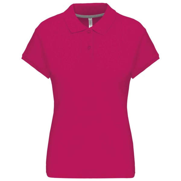 LADIES' SHORT-SLEEVED POLO SHIRT Rózsaszín 