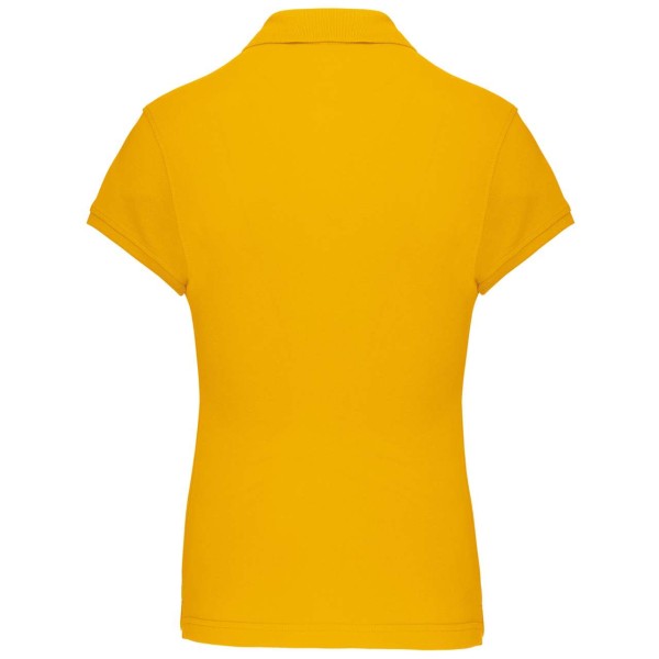 LADIES' SHORT-SLEEVED POLO SHIRT Sárga 