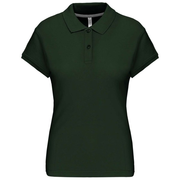 LADIES' SHORT-SLEEVED POLO SHIRT Zöld 