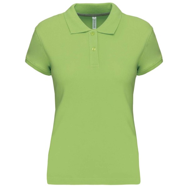 LADIES' SHORT-SLEEVED POLO SHIRT Zöld 