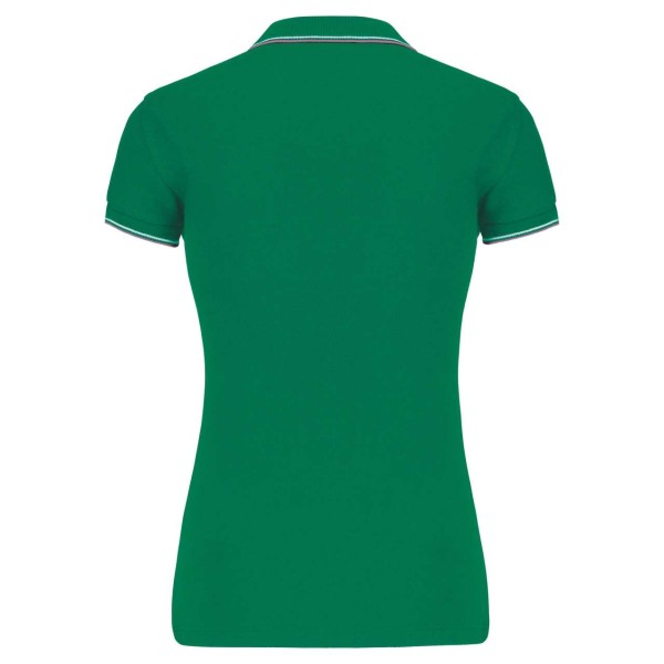 LADIES' SHORT-SLEEVED POLO SHIRT Zöld 