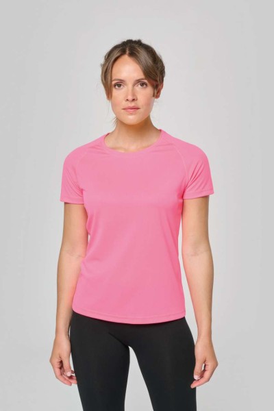LADIES' SHORT-SLEEVED SPORTS T-SHIRT Rózsaszín 