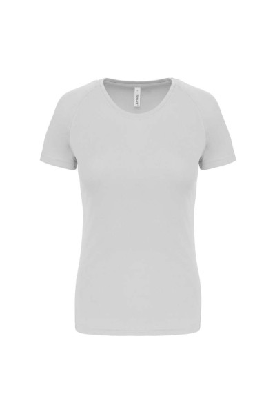 LADIES' SHORT-SLEEVED SPORTS T-SHIRT Fehér 