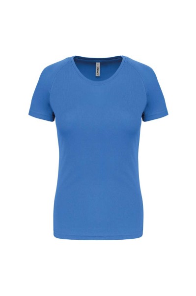LADIES' SHORT-SLEEVED SPORTS T-SHIRT Kék 