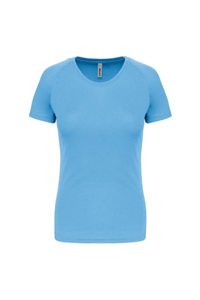LADIES' SHORT-SLEEVED SPORTS T-SHIRT Kék 
