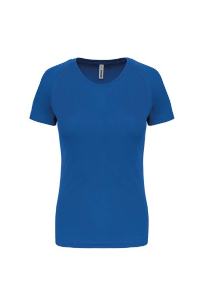 LADIES' SHORT-SLEEVED SPORTS T-SHIRT Kék 