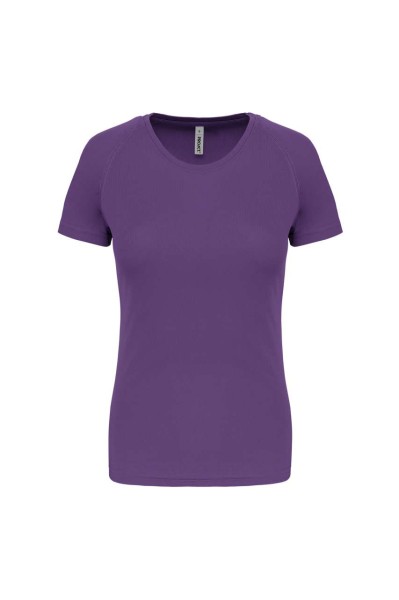 LADIES' SHORT-SLEEVED SPORTS T-SHIRT Lila 