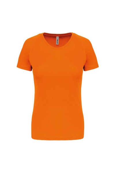 LADIES' SHORT-SLEEVED SPORTS T-SHIRT Narancssárga 