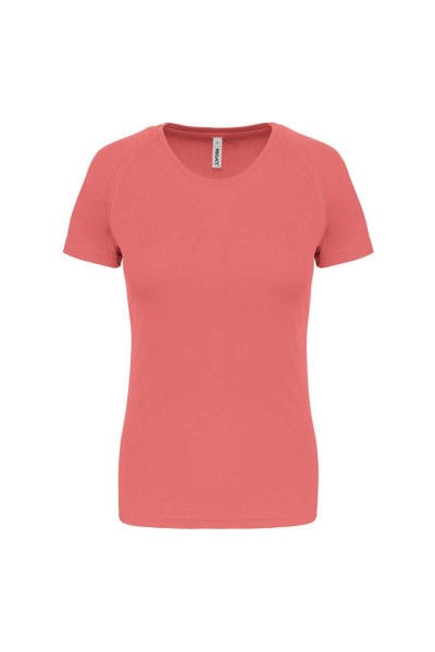 LADIES' SHORT-SLEEVED SPORTS T-SHIRT Rózsaszín 