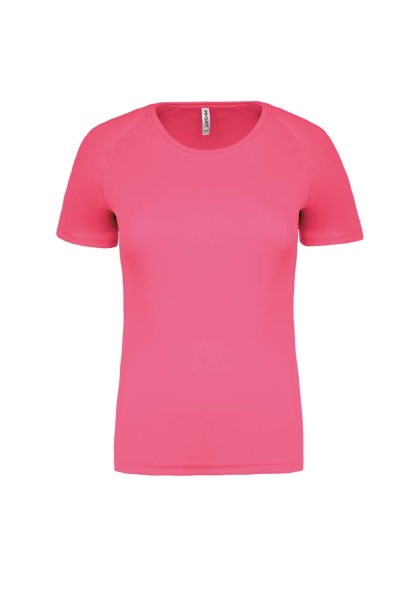 LADIES' SHORT-SLEEVED SPORTS T-SHIRT Rózsaszín 
