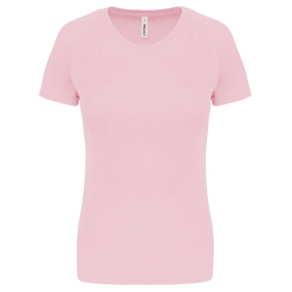 LADIES' SHORT-SLEEVED SPORTS T-SHIRT Rózsaszín 
