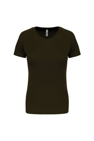 LADIES' SHORT-SLEEVED SPORTS T-SHIRT Zöld 