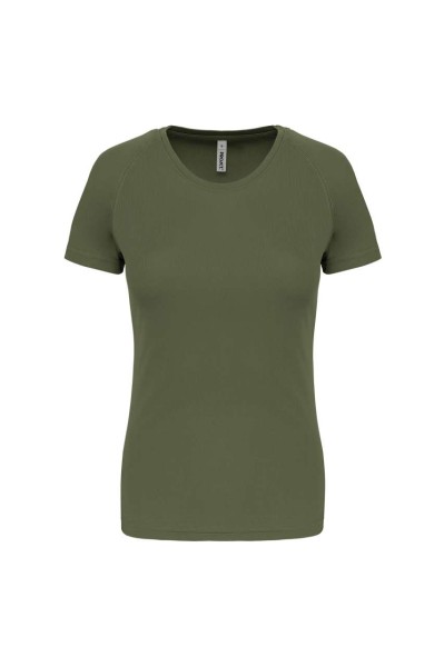 LADIES' SHORT-SLEEVED SPORTS T-SHIRT Zöld 