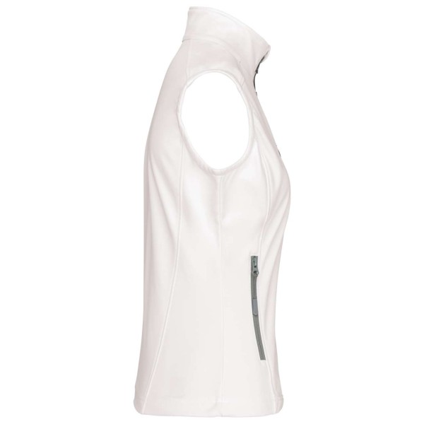LADIES' SOFTSHELL BODYWARMER Fehér 