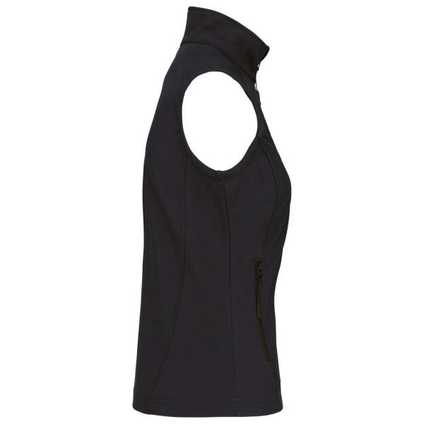 LADIES' SOFTSHELL BODYWARMER Fekete 