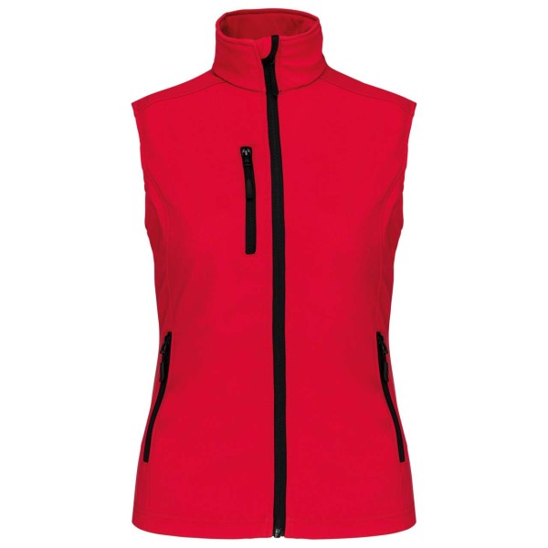 LADIES' SOFTSHELL BODYWARMER Piros 