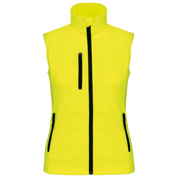 LADIES' SOFTSHELL BODYWARMER Sárga 