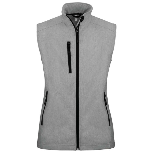 LADIES' SOFTSHELL BODYWARMER Szürke 