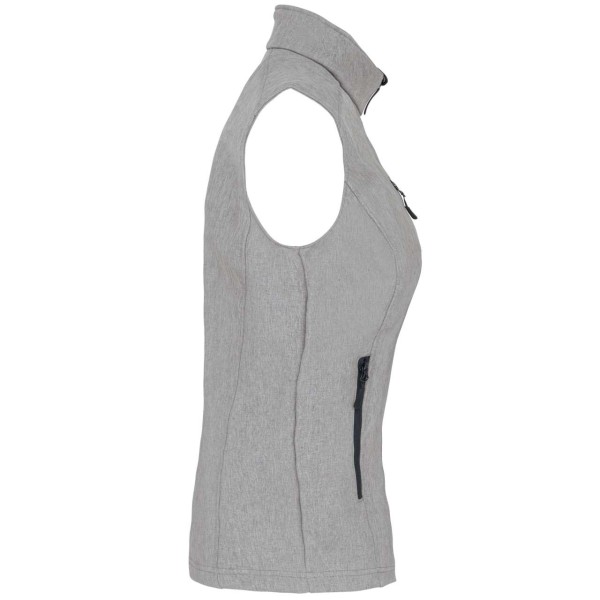 LADIES' SOFTSHELL BODYWARMER Szürke 