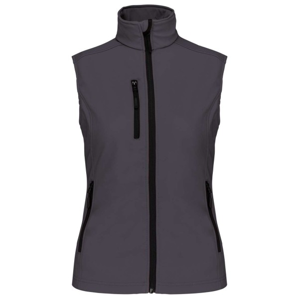 LADIES' SOFTSHELL BODYWARMER Szürke 
