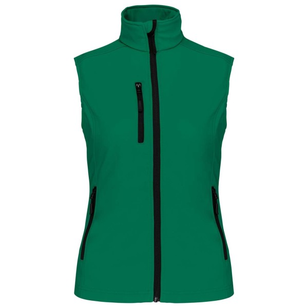 LADIES' SOFTSHELL BODYWARMER Zöld 