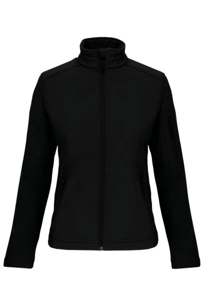 LADIES' SOFTSHELL JACKET Fekete 