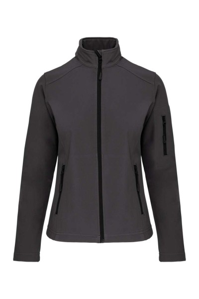 LADIES' SOFTSHELL JACKET Szürke 