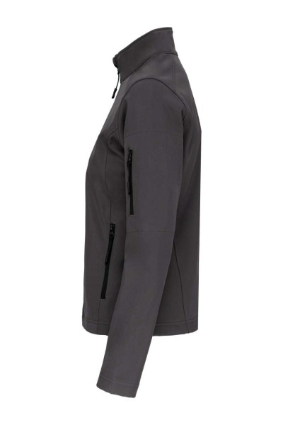 LADIES' SOFTSHELL JACKET Szürke 