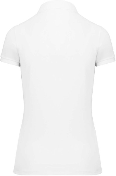 LADIES' SUPIMA® SHORT SLEEVE POLO SHIRT Fehér 