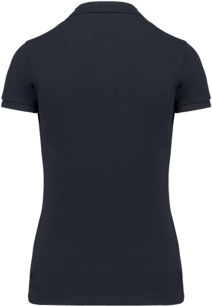 LADIES' SUPIMA® SHORT SLEEVE POLO SHIRT Kék 