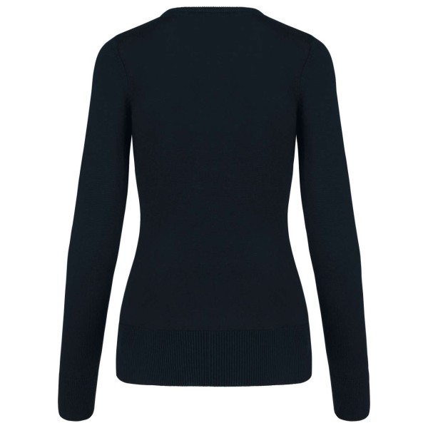 LADIES' V-NECK JUMPER Kék 