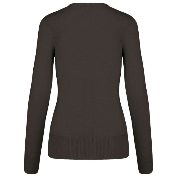 LADIES' V-NECK JUMPER Szürke 