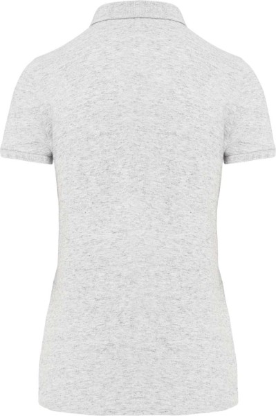 LADIES' VINTAGE SHORT SLEEVE POLO SHIRT Szürke 