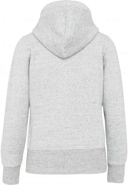 LADIES' VINTAGE ZIPPED HOODED SWEATSHIRT Szürke 