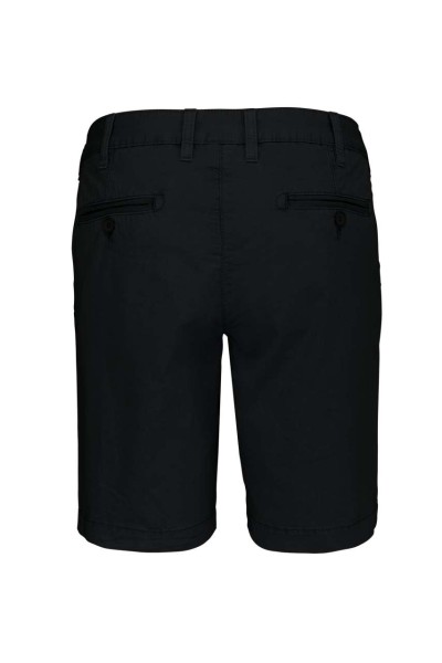 LADIES' WASHED EFFECT BERMUDA SHORTS Fekete 