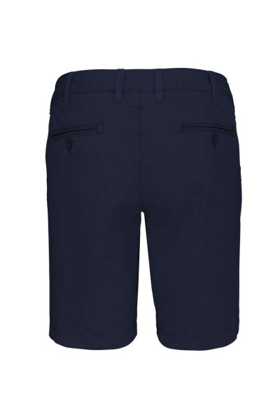 LADIES' WASHED EFFECT BERMUDA SHORTS Kék 
