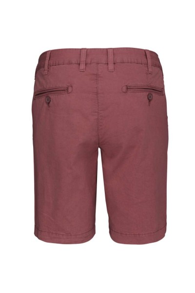 LADIES' WASHED EFFECT BERMUDA SHORTS Piros 